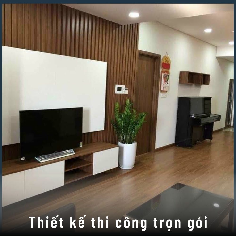 Thiết kế thi công trọn gói căn hộ cao cấp