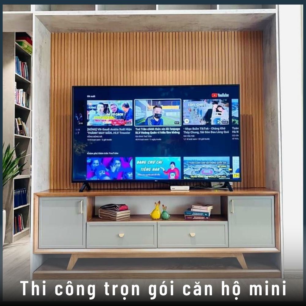 Thi công trọn gói căn hộ mini