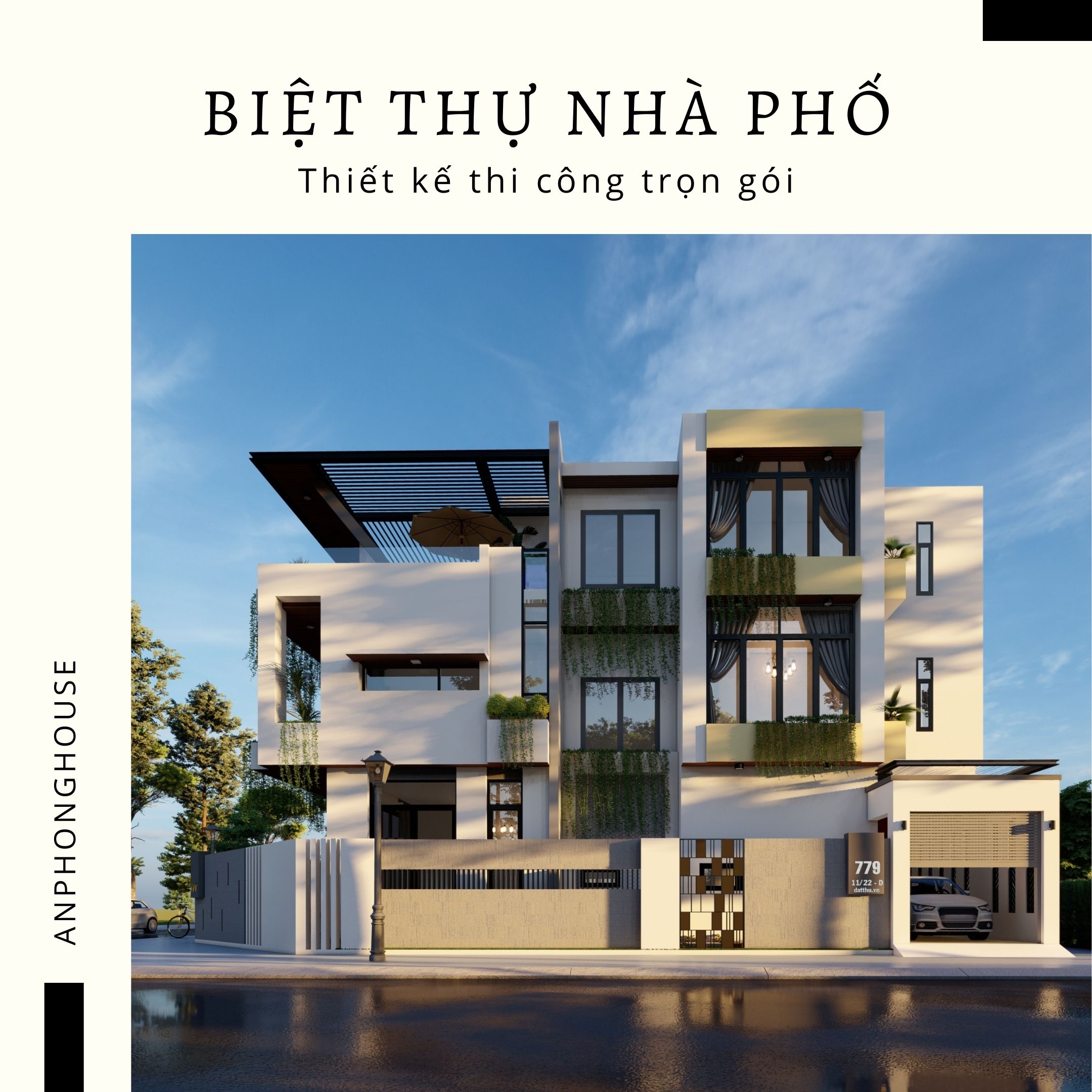 Thiết kế biệt thự nhà phố trọn gói