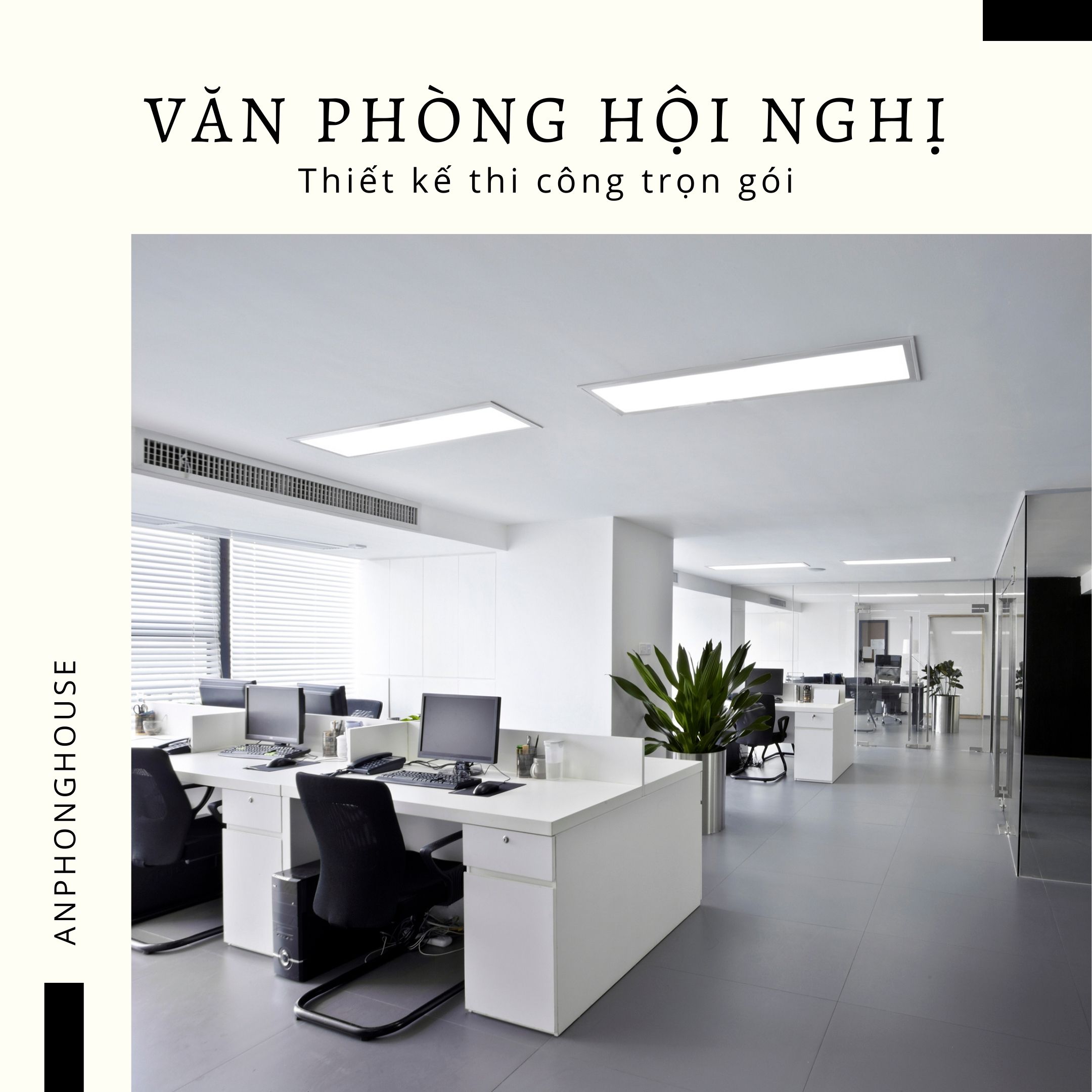 Thiết kế thi công văn phòng hội nghị