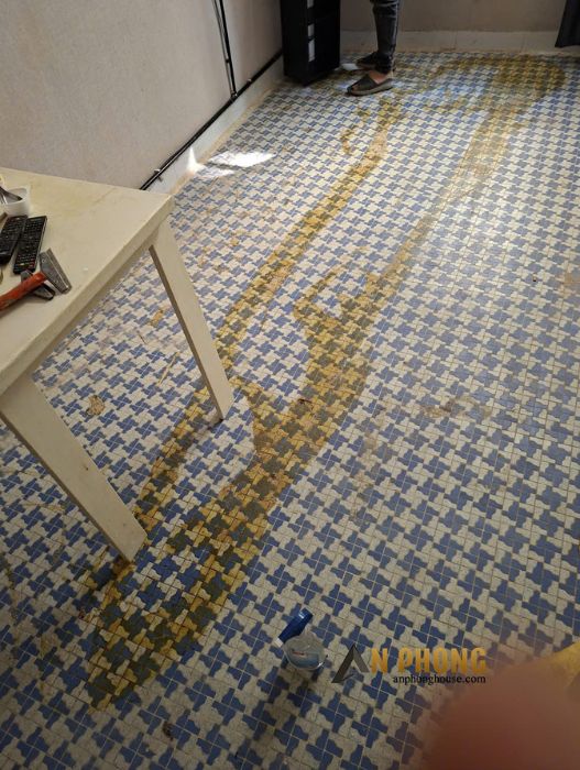 tẩy keo dán thảm, sàn nhựa