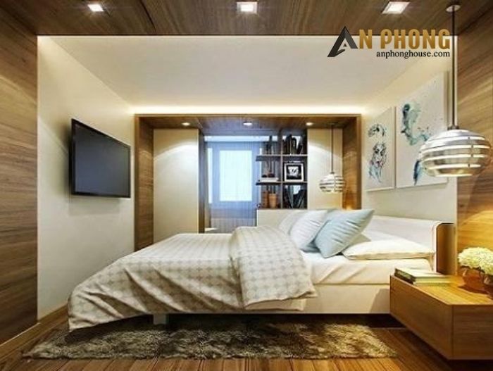 Thi công tấm nhựa ốp tường vân gỗ quận 3