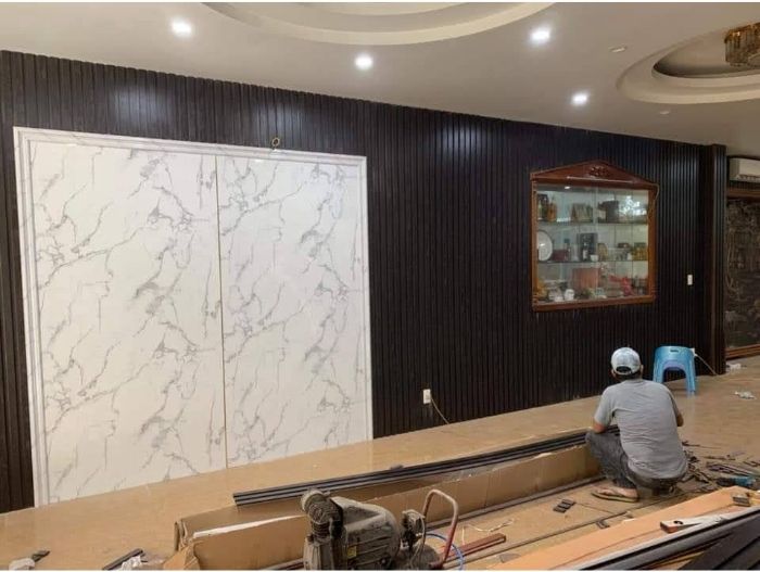 thi công tấm ốp tường pvc quận 12