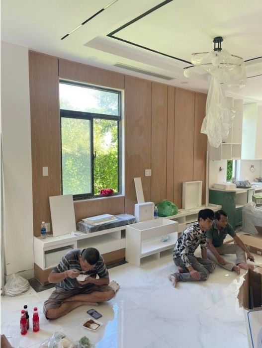 Thi công tấm ốp tường pvc quận 2