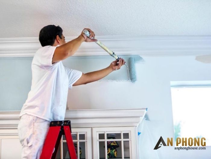 dịch vụ sơn tường quận 10