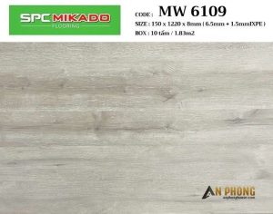 Sàn Nhựa Hèm Khoá 8mm MW6109 - Thi công sàn nhựa giả gỗ 8mm tại Thủ Đức