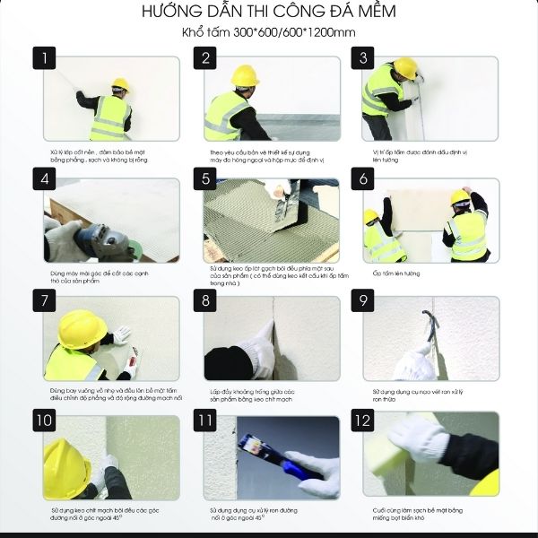 cung cấp tấm ốp đá mềm Flexi Hồ Chí Minh