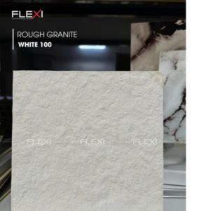 Tấm ốp đá mềm thô màu trắng Rough Granite White 100 Flexi